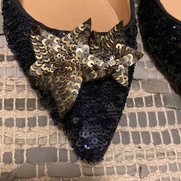 ❤️🎁Exquisite J. CREW Sequin Flats 🎈 Mint condition - Picture 2 of 6